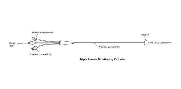 EDWARDS LIFESCIENCES Swan-Ganz Pulmonary Artery Catheters 110F5 1 Each - MDL-VSY110F5H