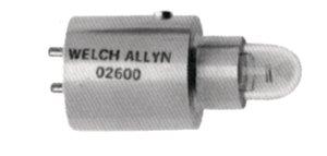 WELCH ALLYN Replacement Headlight Halogen Bulbs 02600-U 1 Each - MDL-W-A02600U