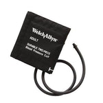 WELCH ALLYN 2-Piece Blood Pressure Cuff, Thigh, Reusable, 2 Piece, 2-Tubes (25 and 36 cm), Large Inflation Bulb and Premium Valve, Tri-Purpose (#5082-168) Connectors - 5082-45 - 1 Each