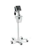 Welch Allyn Series Blood Pressure 767 Mobile Aneroid with 5-Leg Stand, FlexiPort Reusable 1-Piece Adult Cuff, 4' Coiled Tube, and Premium Inflation Bulb and Valve - 7670-03 - 1 Each