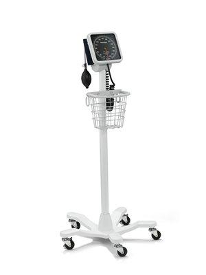 Welch Allyn Series Blood Pressure 767 Mobile Aneroid with 5-Leg Stand, FlexiPort Reusable 1-Piece Adult Cuff, 4' Coiled Tube, and Premium Inflation Bulb and Valve - 7670-03 - 1 Each