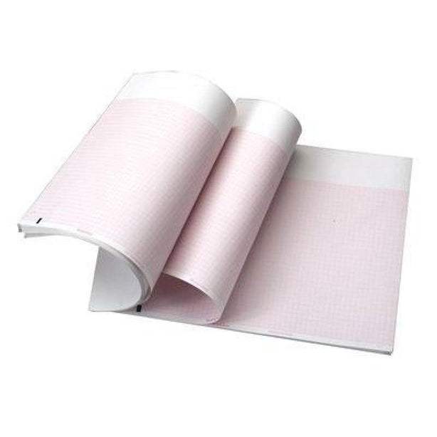 WELCH ALLYN Red Grid ECG/EKG Thermal Recording Chart Paper 94002-0000 8 Pack - MDL-W-A940020000