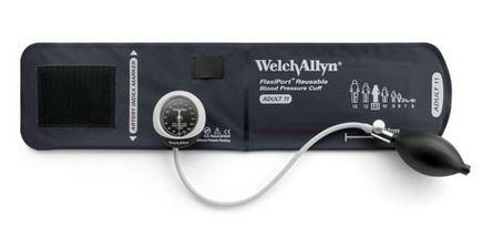 Welch Allyn Hand-Held Integrated Handheld Aneroid, Large Adult, 2 Piece - DS45-12CB - 1 Each