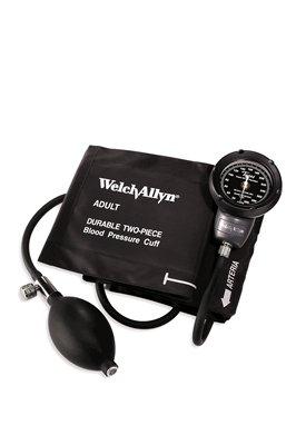 Welch Allyn Durable 2-Piece Small BP with Gauge and Bladder Aneroid Handheld Pocket Blood Pressure Cuff Case, Size Adult - DS4811CB - 1 Each