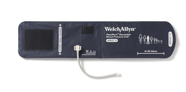 FlexiPort Reusable 1-Tube Blood Pressure Cuff, Tri-Purpose Connector, Adult Long, BP - REUSE-11L-1TP - 1 Each