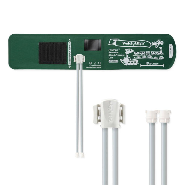 FlexiPort Reusable 2-Tube BP Cuffs with Locking Connector - REUSE-09-2MQ - 1 Each - MDL-W-AREUSE092MQ