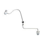 WALDMANN LIGHTING N30 LED Halux N30-1 P SGV Side-Mount Medical Exam Light with Base Joint Gooseneck Arm and Wall Extension Mount - D15992130 - 1 Each
