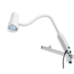Waldmann Lighting N50 LED Halux N50-3 P SX Medical Exam Light with Gooseneck Arm and Rail Mount - D16044150 - 1 Each
