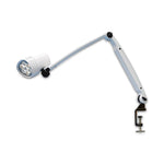 Waldmann Lighting N50 LED Halux N50-1 P FX Medical Exam Light with Double Arm and Clamp Mount - D16045100 - 1 Each
