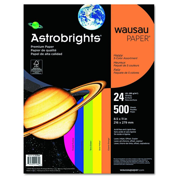 Wausau Papers Astrobrights Colored Paper - WAU21289