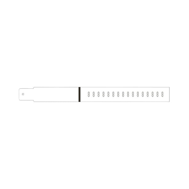 Wristband Resources Direct Thermal Wristband Snap Bands with Center Bar CLSH-Z-DAO-09 - 2.0 Roll