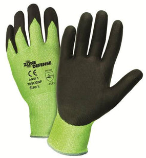 Zone Defense HPPE Shell Cut-Resistant Gloves - 705CGNF/L - 12 Pair - MDL-WCH705CGNFL