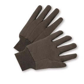 Standard Poly/Cotton Brown Jersey Gloves - 750 - 300 Pair - MDL-WCH750
