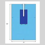 WELMED INC Welmed Split Laparotomy Drapes 1222-1950 25 Each-MDL-WED12221950