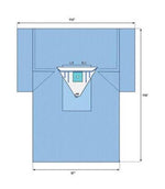 WELMED INC Welmed Knee Arthroscopy Drapes 1222-8530 8 Each - MDL-WED12228530
