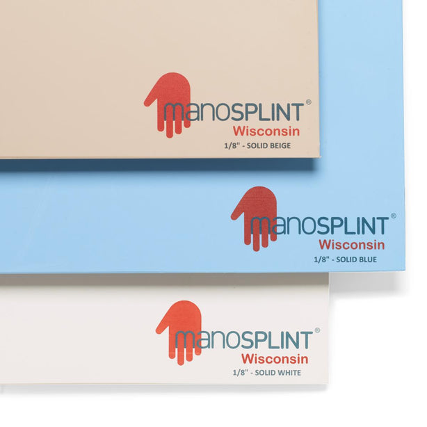 Kinetec Usa Manosplint Wisconsin Solid Single Sheet Splinting Material, Beige, 1/8" x 12" x 18" - M1WN4D00BE - 1 Each