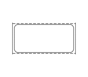 Centurion Blank Labels - WL2674 - 5 Roll - MDL-WL2674