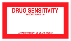 Centurion Nursing Chart Labels - WL4415R2 - 1 Pack - MDL-WL4415R2