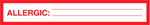 Centurion Nursing Chart Labels - WL5614R - 1 Roll - MDL-WL5614R