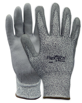 Wells Lamont Industrial, LLC Gray Speckled Dyneema Polyurethane Gloves Y9265L 12.0 Pair-MDL-WLDY9265L