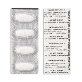 Wallcur Practi-TCCC Oral Meds for Clinical Training 115TC - 10.0 Each