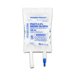 WALLCUR Practi-0.9% Sodium Chloride IV Solution Bag for Clinical Training 217DW 1 Each - MDL-WLL217DW