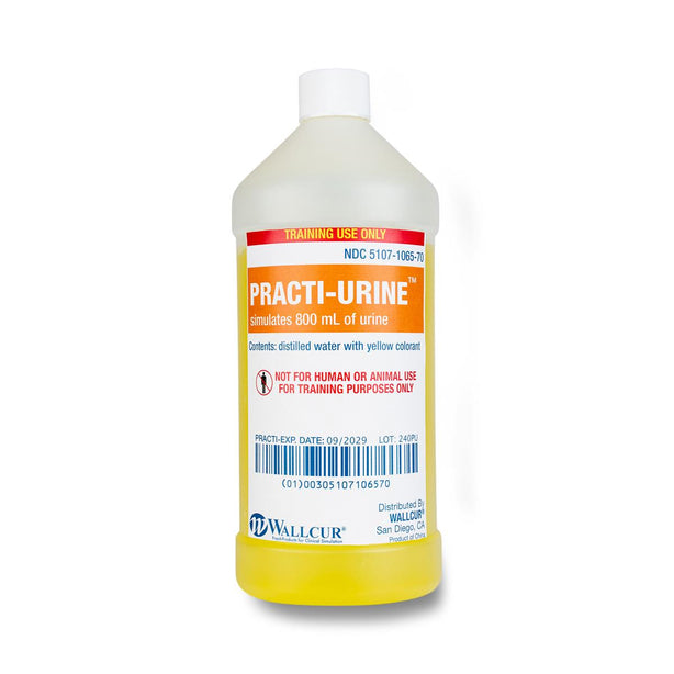 Wallcur Practi-Simulated Urine for Clinical Training 240PU - 1.0 Each
