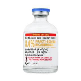 Wallcur Practi-Sodium Bicarbonate for Clinical Training 305BC - 20.0 Each