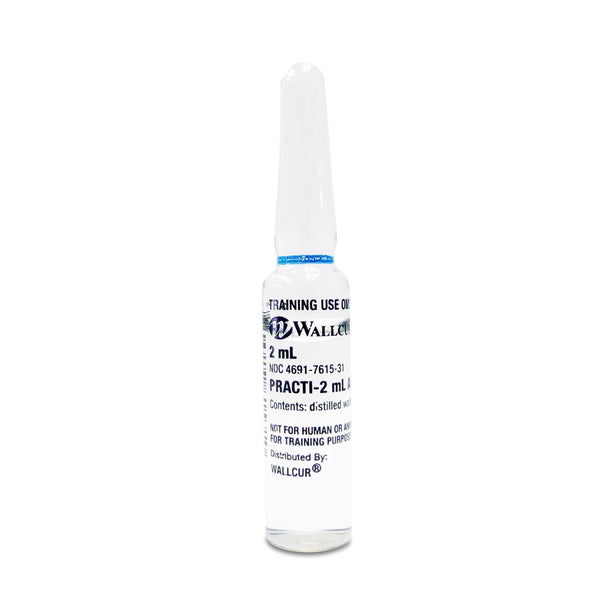 Wallcur Practi-Amps Glass Ampules for Clinical Training 401PA - 100.0 Each - MDL-WLL401PA