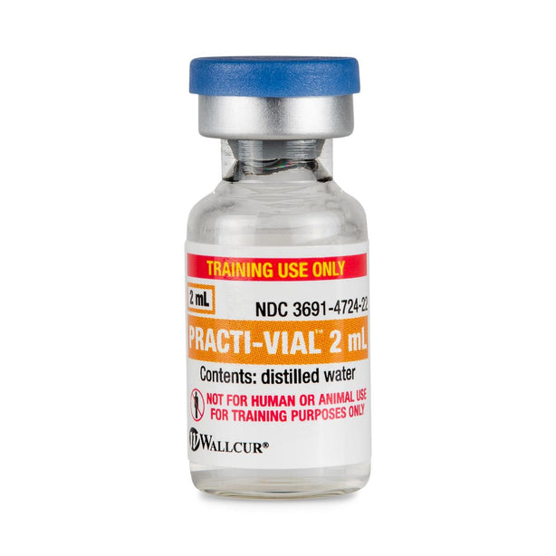 Wallcur Practi-Mini Vials for Clinical Training 404MV - 40.0 Each