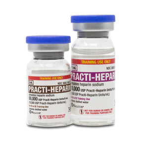Wallcur Practi-Heparin for Clinical Training 406HP - 40.0 Each