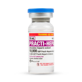 Wallcur Practi-Heparin for Clinical Training 416HP - 40.0 Each