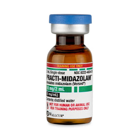 Wallcur Practi-Midazolam Vial for Clinical Training 433MD - 40.0 Each