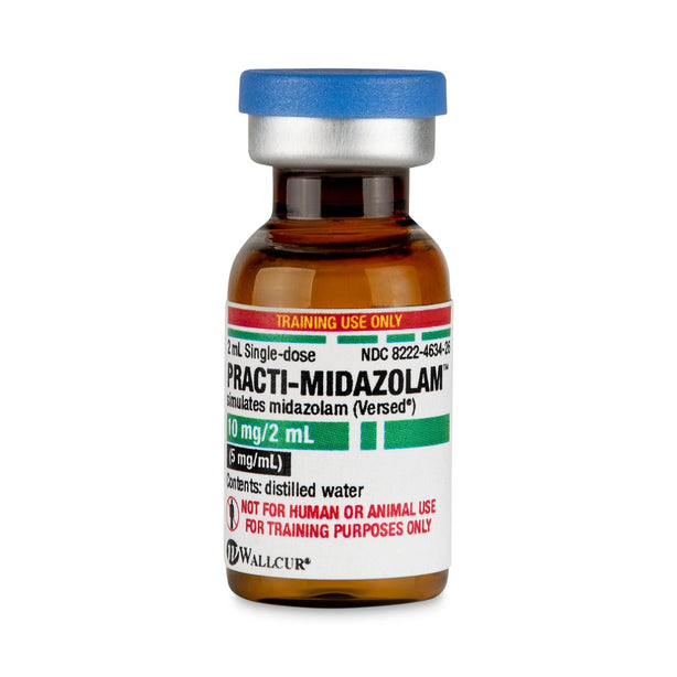 Wallcur Practi-Midazolam Vial for Clinical Training 433MD - 40.0 Each
