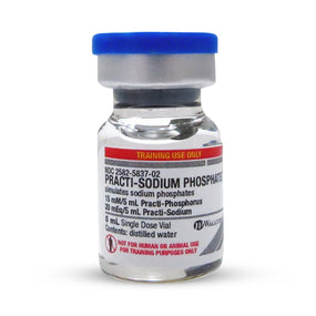 Wallcur Practi-Sodium Phosphates Vial for Clinical Training 444SP - 40.0 Each