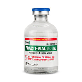 Wallcur Wallcur Practi-Vials for Clinical Training 463PV - 20.0 Each