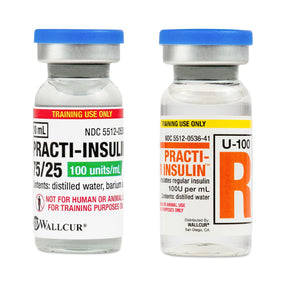 WALLCUR Practi-Insulin for Clinical Training 47525 40 Each - MDL-WLL47525