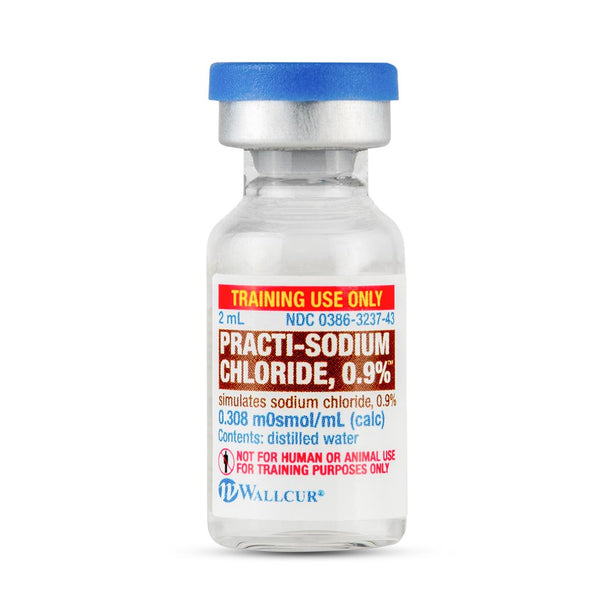 Wallcur Practi-Sodium Chloride for Clinical Training 476SC - 40.0 Each