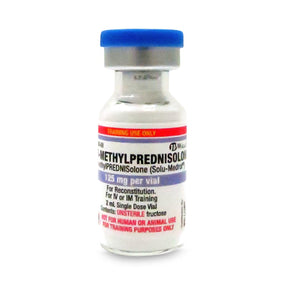 Wallcur Practi-Methylprednisolone Glass Training Vials 481ML - 40.0 Each - MDL-WLL481ML