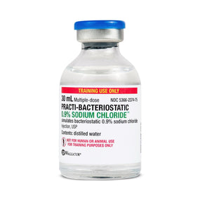 Wallcur Practi-Bacteriostatic Sodium Chloride for Training 494SC - 30.0 Each