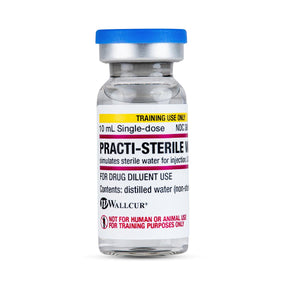 Wallcur Practi-Sterile Water Vial for Clinical Training 497SW - 30.0 Each