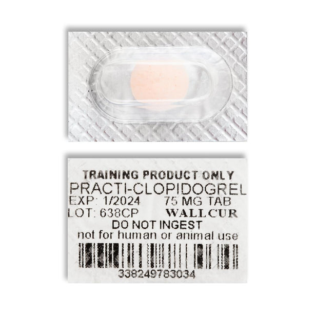 Wallcur Practi-Clopidogrel for Clinical Training 638CP - 48.0 Each