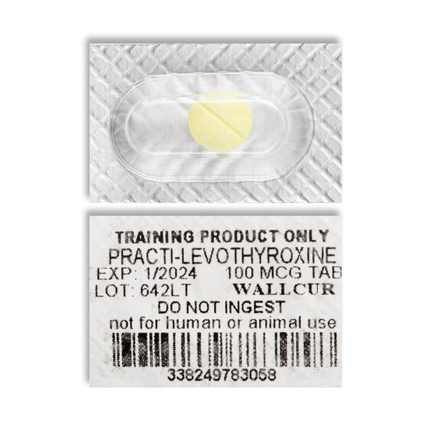 Wallcur Practi-Levothyroxine Oral Medication for Training 642LT - 48.0 Each