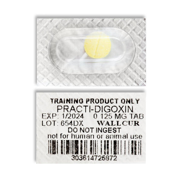 Wallcur Practi-Digoxin for Clinical Training 654DX - 48.0 Each
