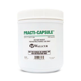 Wallcur Practi-Capsules for Clinical Training 672CP - 1000.0 Each
