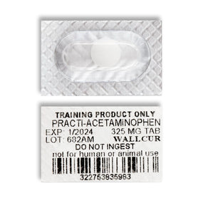 Wallcur Practi-Acetaminophen for Clinical Training 682AM - 48.0 Each