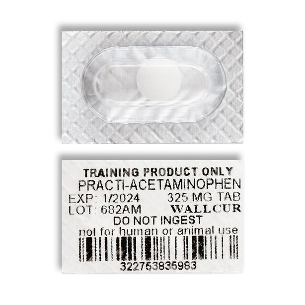 Wallcur Practi-Acetaminophen for Clinical Training 682AM - 48.0 Each