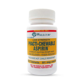 Wallcur Practi-Chewable Aspirin for Clinical Training 683CA - 1.0 Each