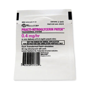 Wallcur Practi-Nitroglycerin Patch for Clinical Training 77700 - 100.0 Each