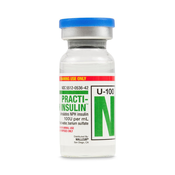 WALLCUR Practi-Insulin for Clinical Training 9405NPH 40 Each - MDL-WLL9405NPH